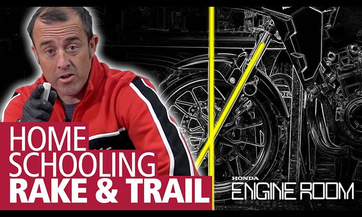 What does geometry mean and how do rake, trail and suspension settings affect a motorcycle?